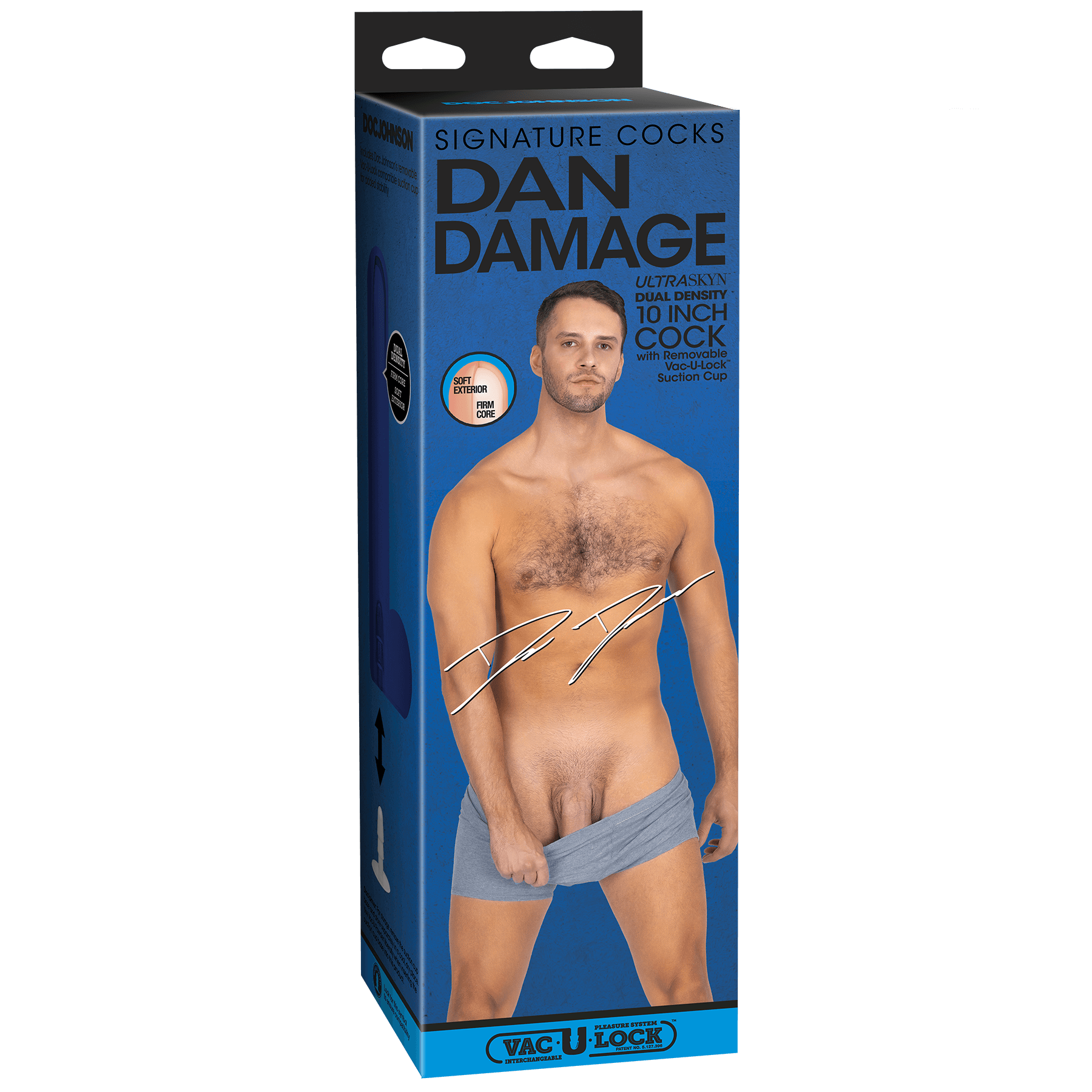 Signature Series Dan Damage 10" ULTRASKYN Dildo - Buy At Luxury Toy X - Free 3-Day Shipping