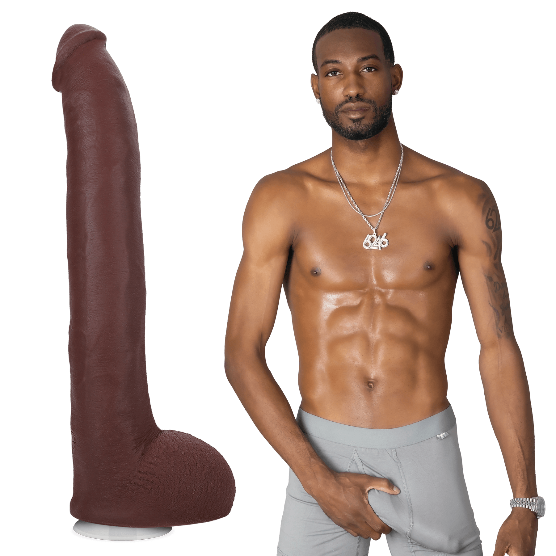 Signature Series Hollywood Cash 11" ULTRASKYN Dildo - Buy At Luxury Toy X - Free 3-Day Shipping