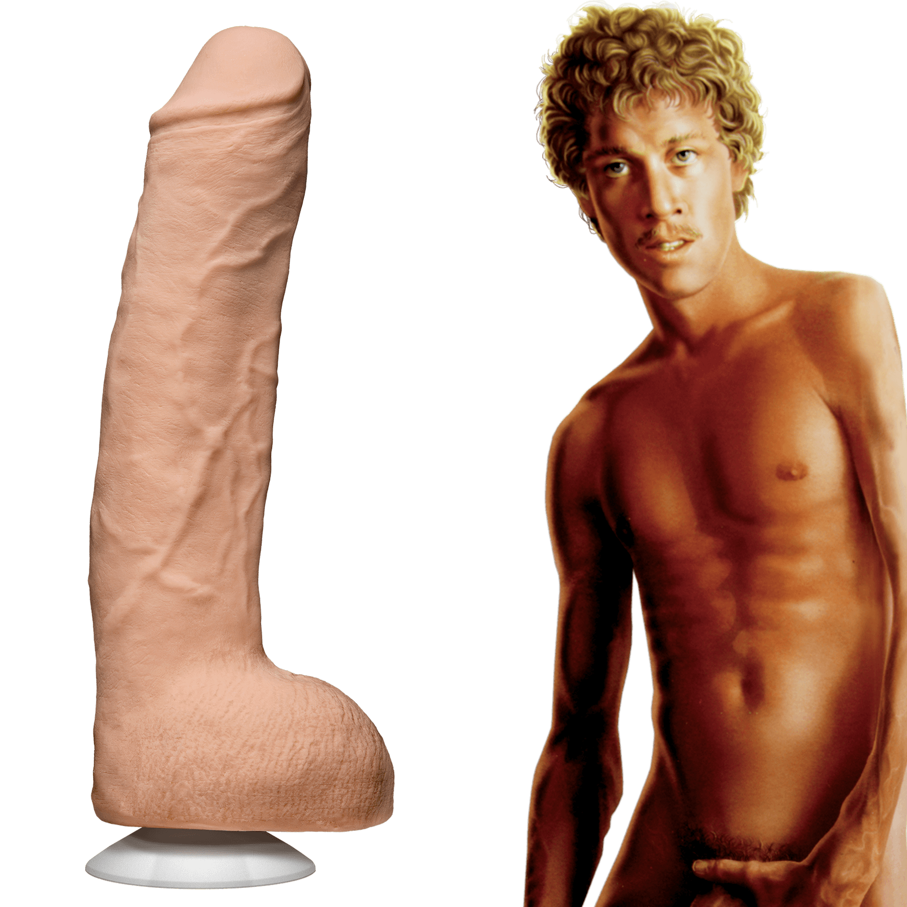 Signature Series John Holems Realistic Dildo - Buy At Luxury Toy X - Free 3-Day Shipping