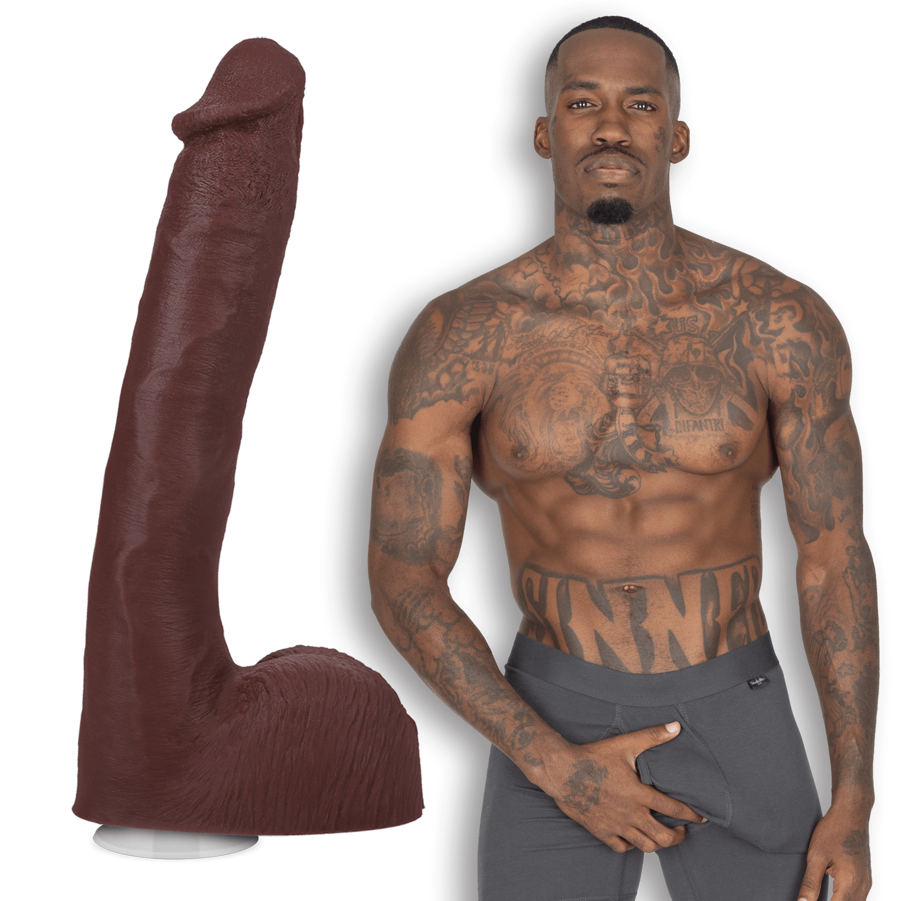 Signature Series Pressure 10" ULTRASKYN Dildo - Buy At Luxury Toy X - Free 3-Day Shipping