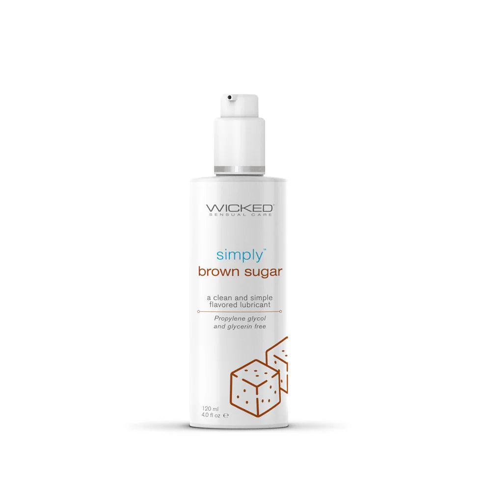 Simply Brown Sugar Flavored Water Based Lubricant - Buy At Luxury Toy X - Free 3-Day Shipping