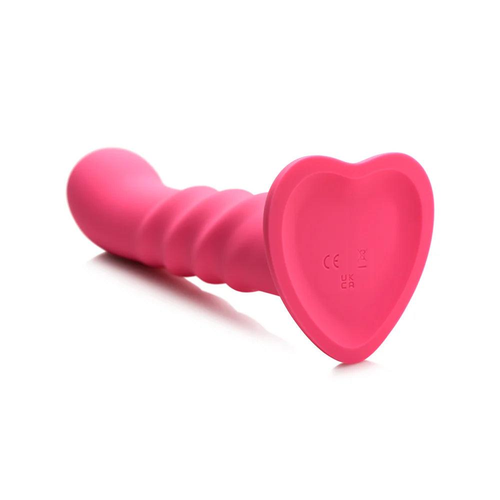 Simply Sweet 21X Vibrating Ribbed Silicone Dildo W/ Remote - Buy At Luxury Toy X - Free 3-Day Shipping