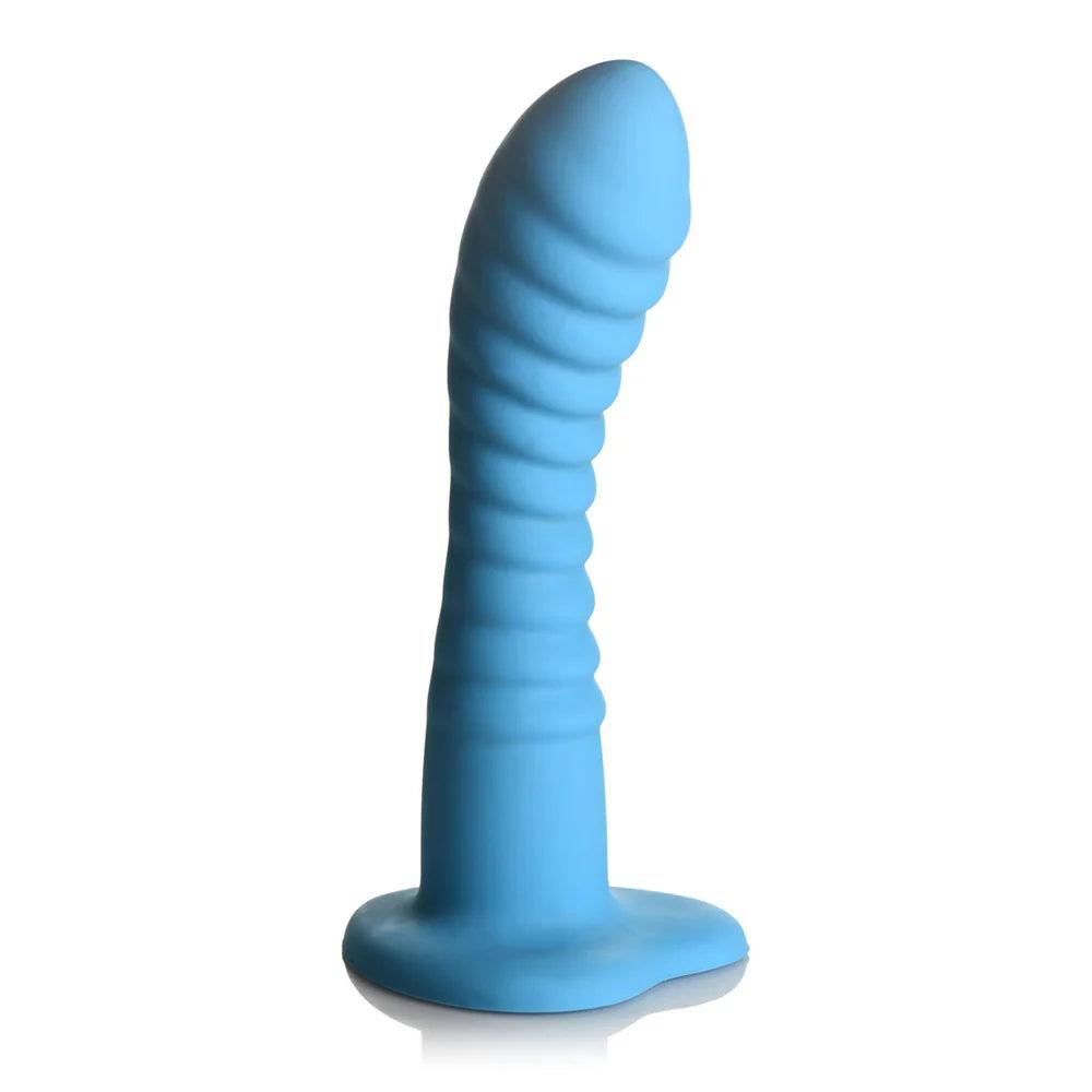 Simply Sweet Ribbed 7 in. Silicone Dildo - Buy At Luxury Toy X - Free 3-Day Shipping