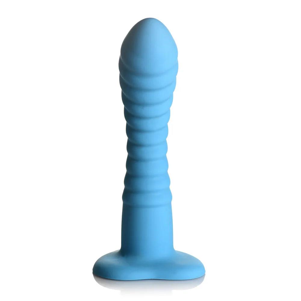 Simply Sweet Ribbed 7 in. Silicone Dildo - Buy At Luxury Toy X - Free 3-Day Shipping