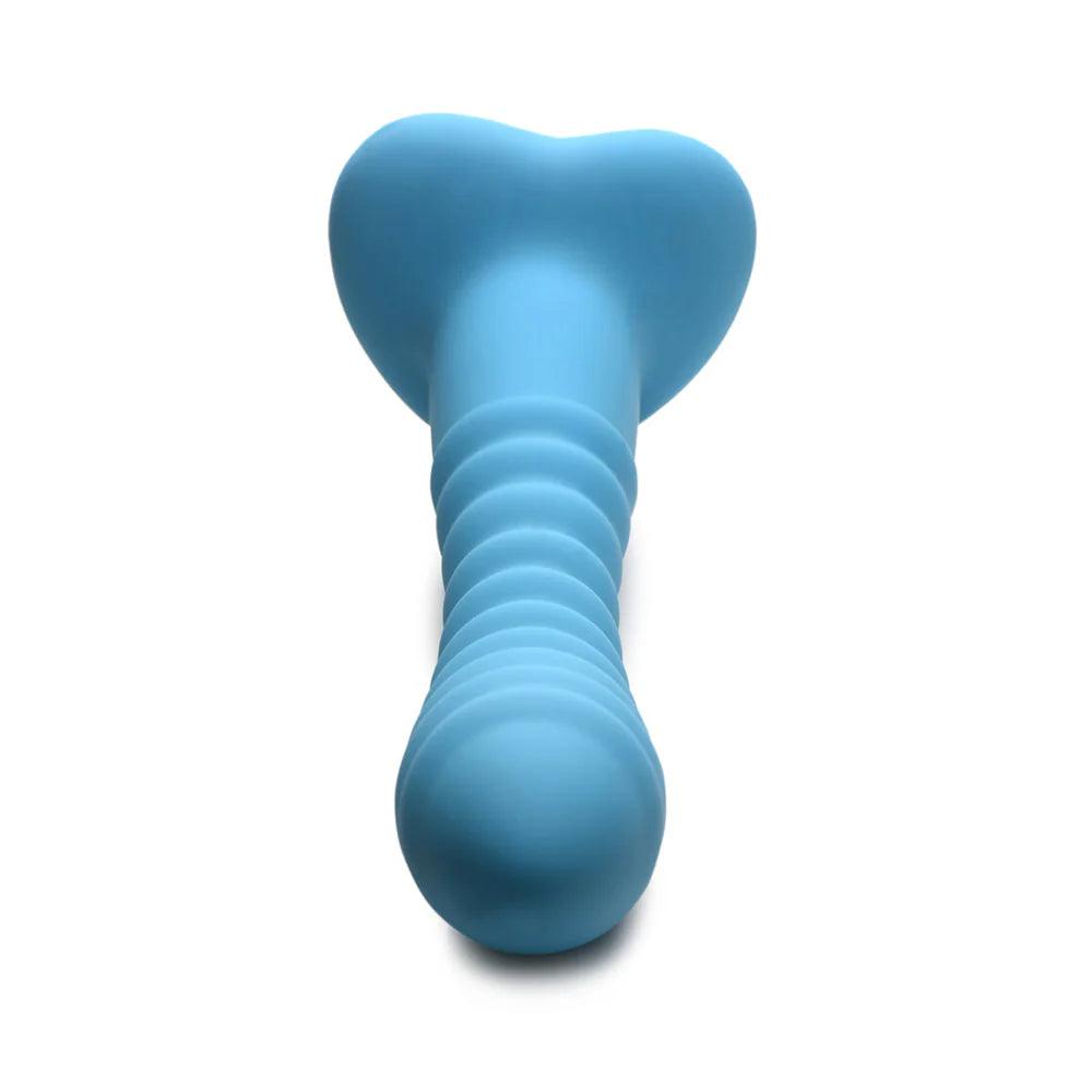 Simply Sweet Ribbed 7 in. Silicone Dildo - Buy At Luxury Toy X - Free 3-Day Shipping