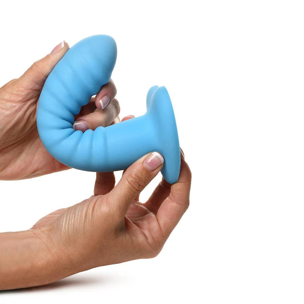 Simply Sweet Ribbed 7 in. Silicone Dildo - Buy At Luxury Toy X - Free 3-Day Shipping