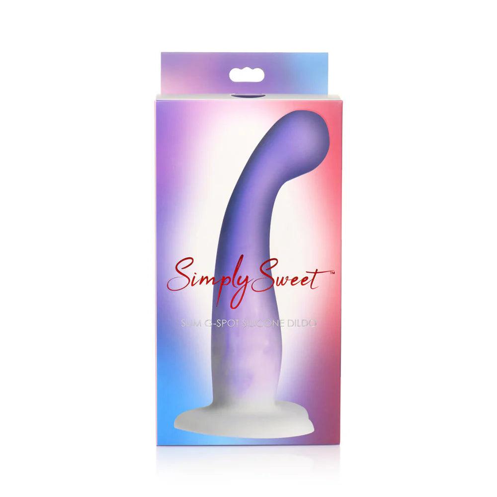 Simply Sweet Slim G-Spot 7 in. Silicone Dildo - Buy At Luxury Toy X - Free 3-Day Shipping