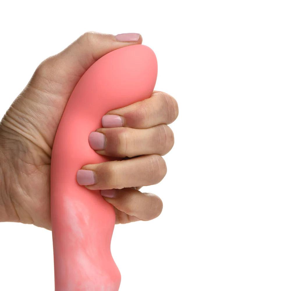 Simply Sweet Wavy 8 in. Silicone Dildo - Buy At Luxury Toy X - Free 3-Day Shipping