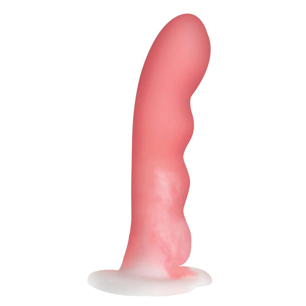 Simply Sweet Wavy 8 in. Silicone Dildo - Buy At Luxury Toy X - Free 3-Day Shipping