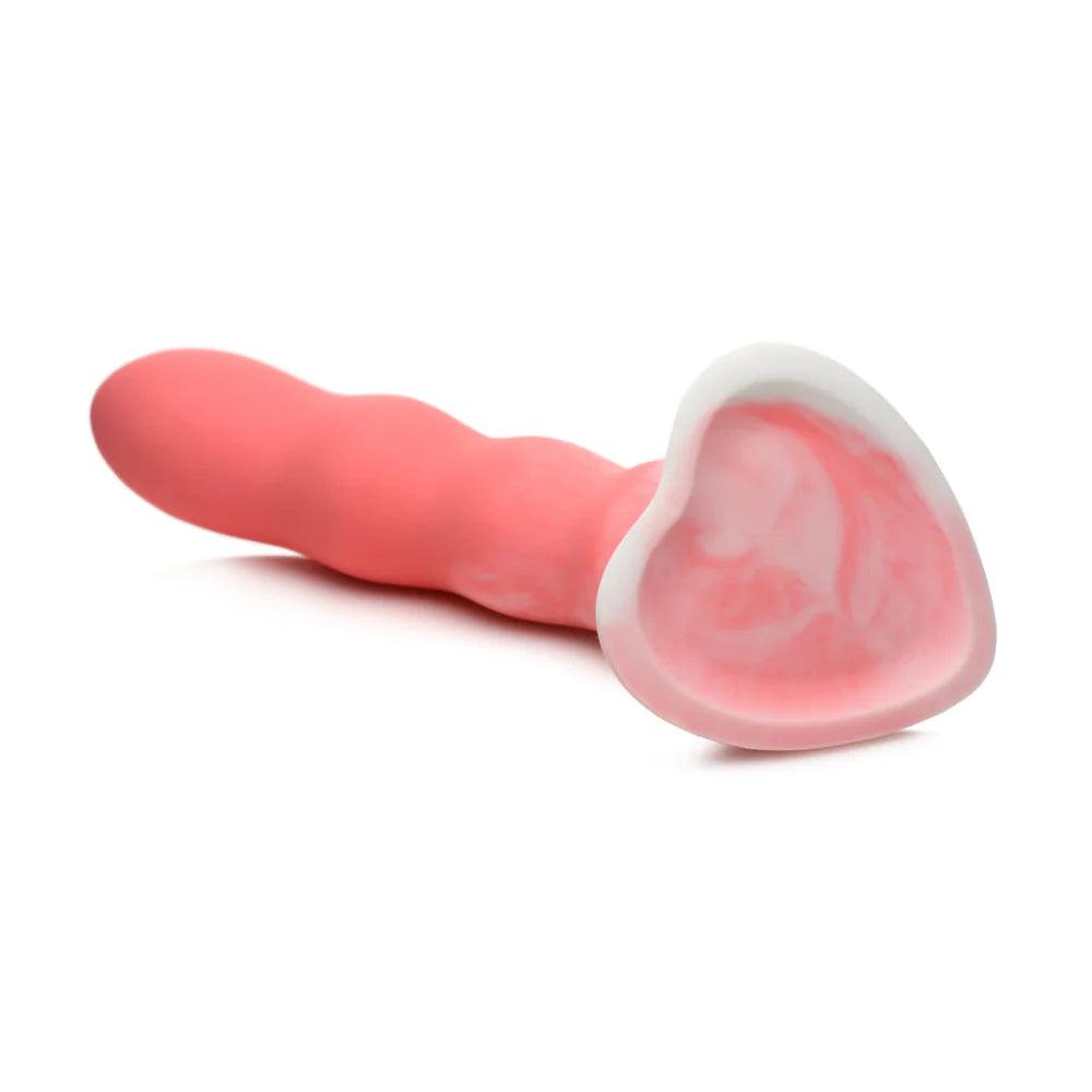 Simply Sweet Wavy 8 in. Silicone Dildo - Buy At Luxury Toy X - Free 3-Day Shipping