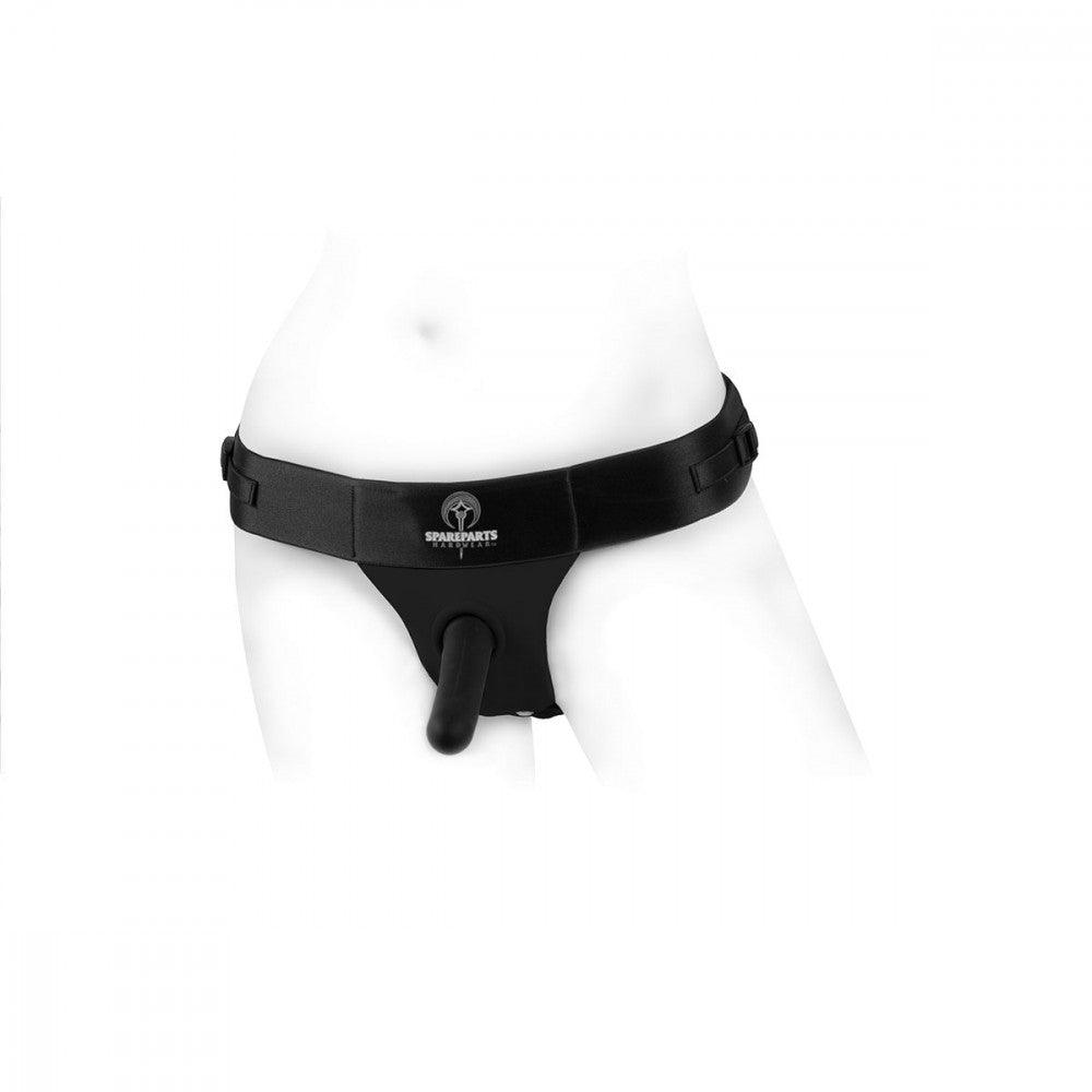 SpareParts Bella Cleavage Booty Short Harness Black - Buy At Luxury Toy X - Free 3-Day Shipping