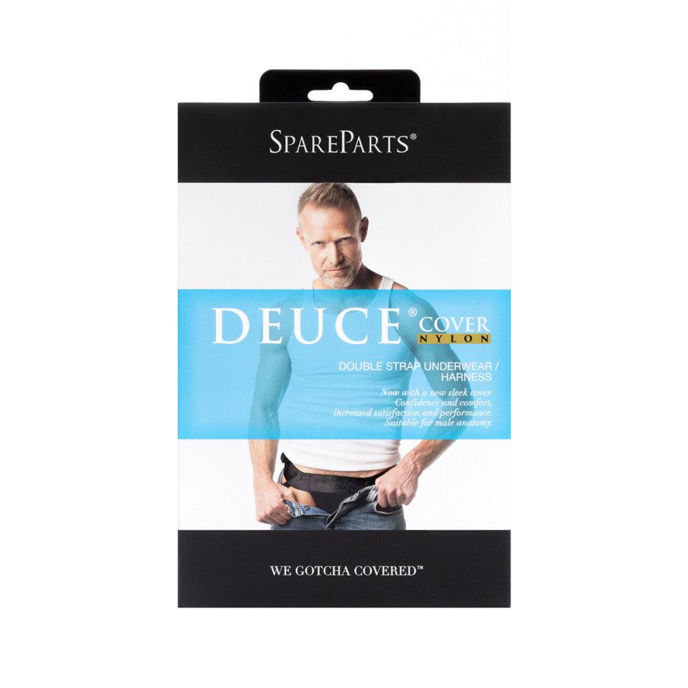 SpareParts Deuce Cover Underwear Harness Black (Double Strap) - Buy At Luxury Toy X - Free 3-Day Shipping