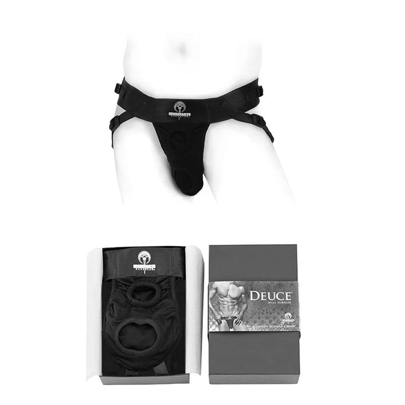 SpareParts Deuce Double Strap Harness - Magnum - Buy At Luxury Toy X - Free 3-Day Shipping