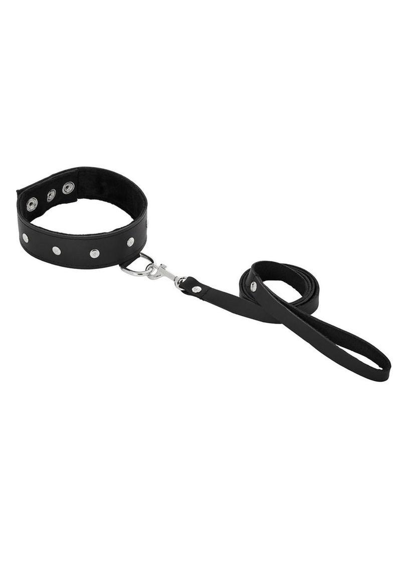 Sportsheets Leather Leash and Collar - Buy At Luxury Toy X - Free 3-Day Shipping