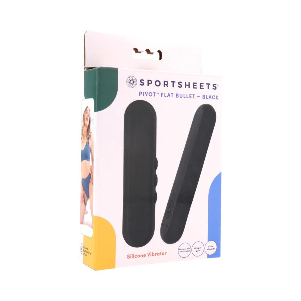 Sportsheets Pivot Flat Bullet Rechargeable Silicone Mini Vibe - Buy At Luxury Toy X - Free 3-Day Shipping