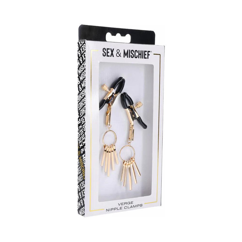 Sportsheets Sex & Mischief Verge Nipple Clamps - Buy At Luxury Toy X - Free 3-Day Shipping