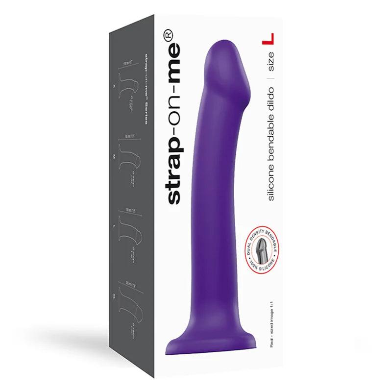 Strap-On-Me Bendable Dual-Density Silicone Suction Cup Dildo - Large - Buy At Luxury Toy X - Free 3-Day Shipping