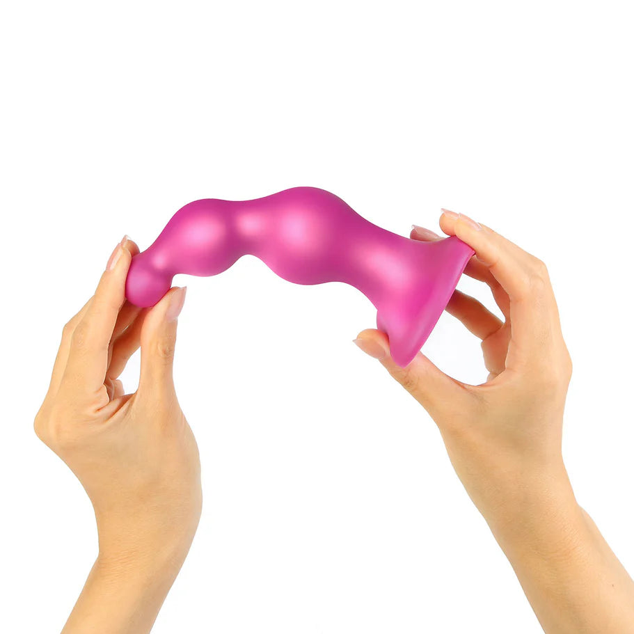 Strap-On-Me Dildo Plug Beads – Raspberry – Ultimate Comfort and Pleasure - Buy At Luxury Toy X - Free 3-Day Shipping