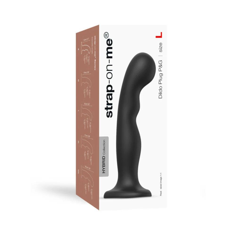 Strap-On-Me Hybrid Collection Silicone Dildo Plug P&G - Black - Buy At Luxury Toy X - Free 3-Day Shipping