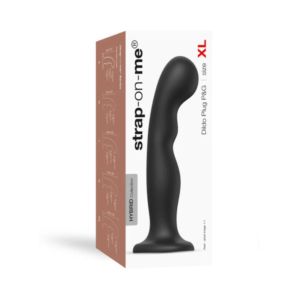 Strap-On-Me Hybrid Collection Silicone Dildo Plug P&G - Black - Buy At Luxury Toy X - Free 3-Day Shipping