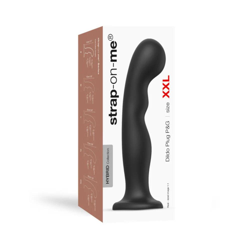 Strap-On-Me Hybrid Collection Silicone Dildo Plug P&G - Black - Buy At Luxury Toy X - Free 3-Day Shipping