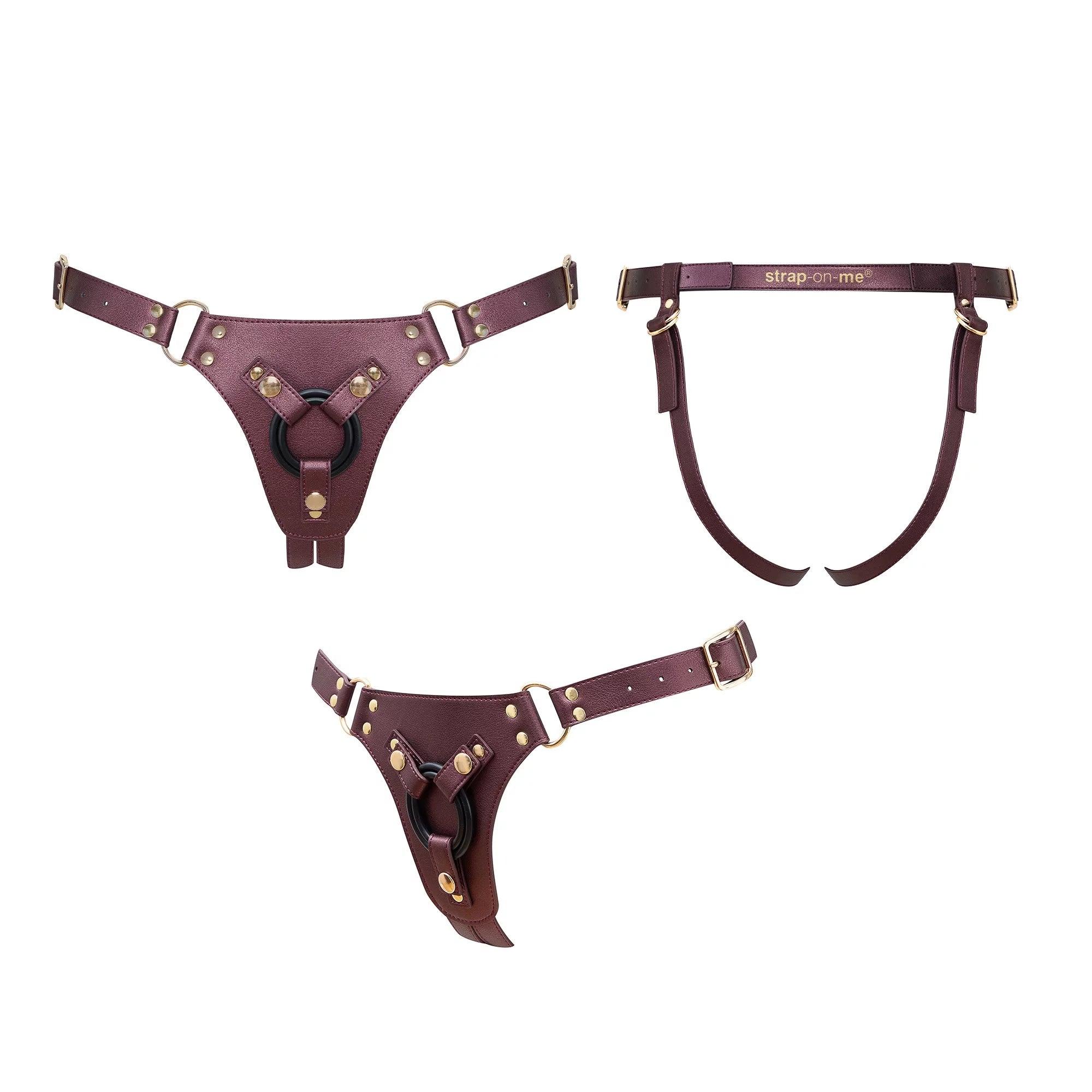 Strap-On-Me Leatherette Harness Generous One Size – Unmatched Elegance and Comfort - Buy At Luxury Toy X - Free 3-Day Shipping