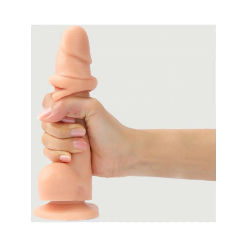 Strap-On-Me Realistic Collection Sliding Skin Dual-Density Silicone Dildo - Vanilla - Buy At Luxury Toy X - Free 3-Day Shipping