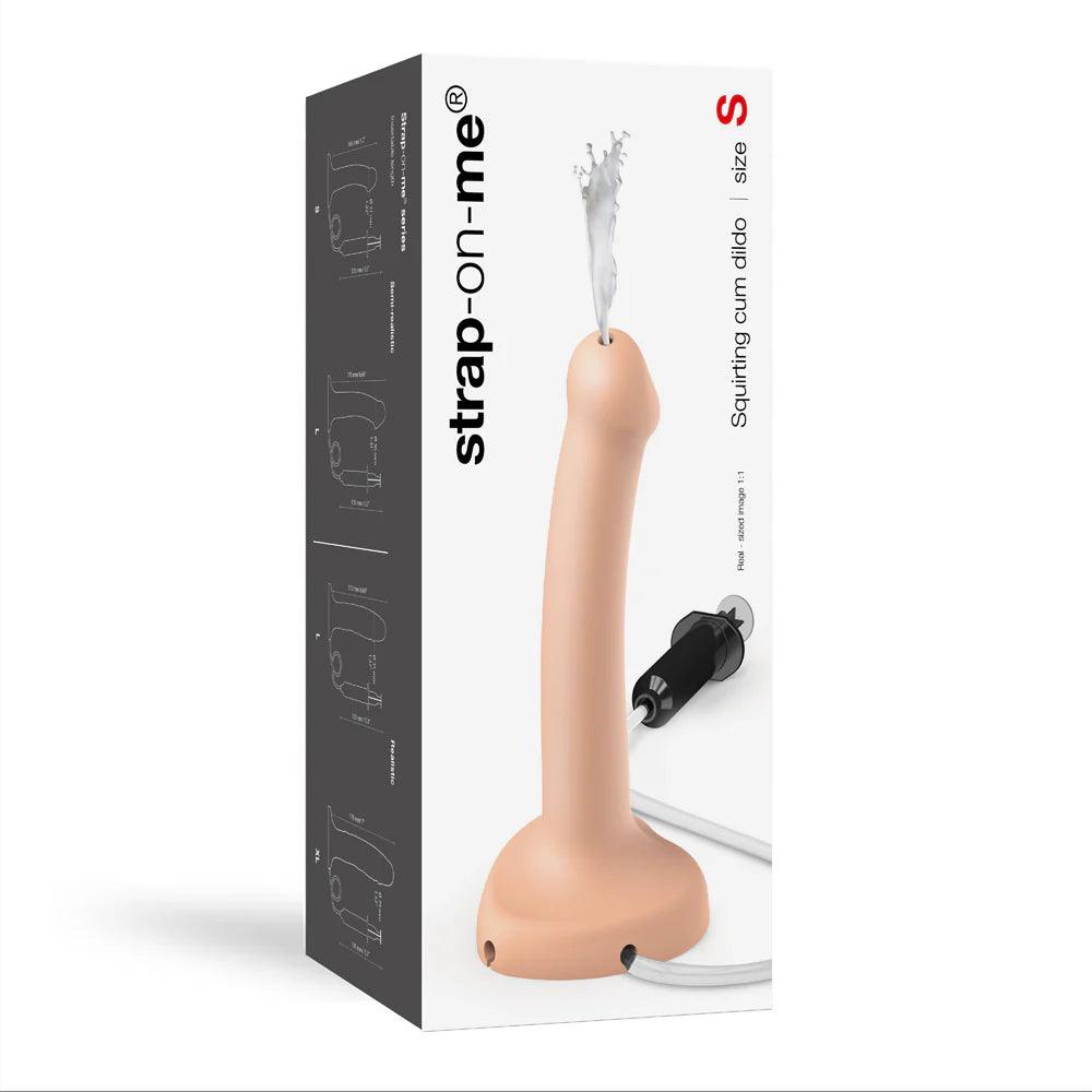 Strap-On-Me Squirting Cum Semi-Realistic Silicone Dildo – Ultimate Pleasure with Realistic Action - Buy At Luxury Toy X - Free 3-Day Shipping