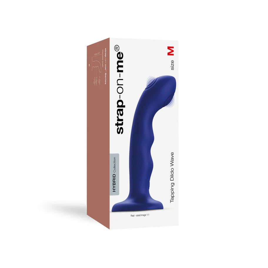 Strap-On-Me Tapping Dildo Wave – Unveil Intense, Progressive Pleasure - Buy At Luxury Toy X - Free 3-Day Shipping