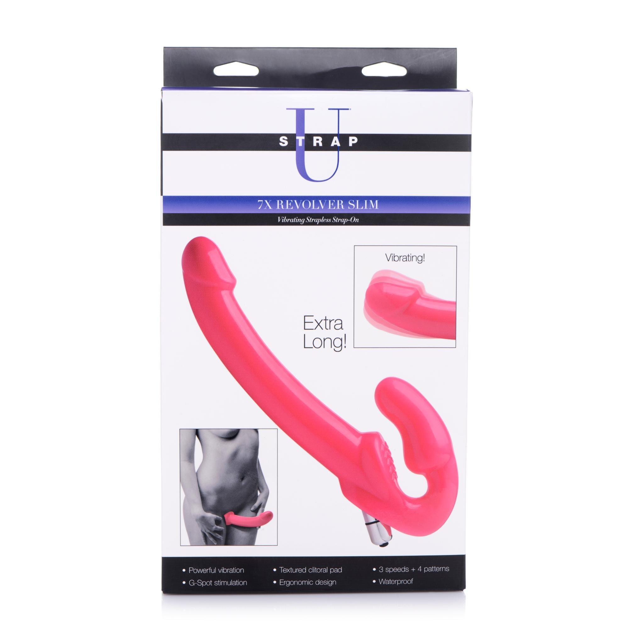 Strap U 7X Revolver Slim Vibrating Strapless Strap-On - Buy At Luxury Toy X - Free 3-Day Shipping