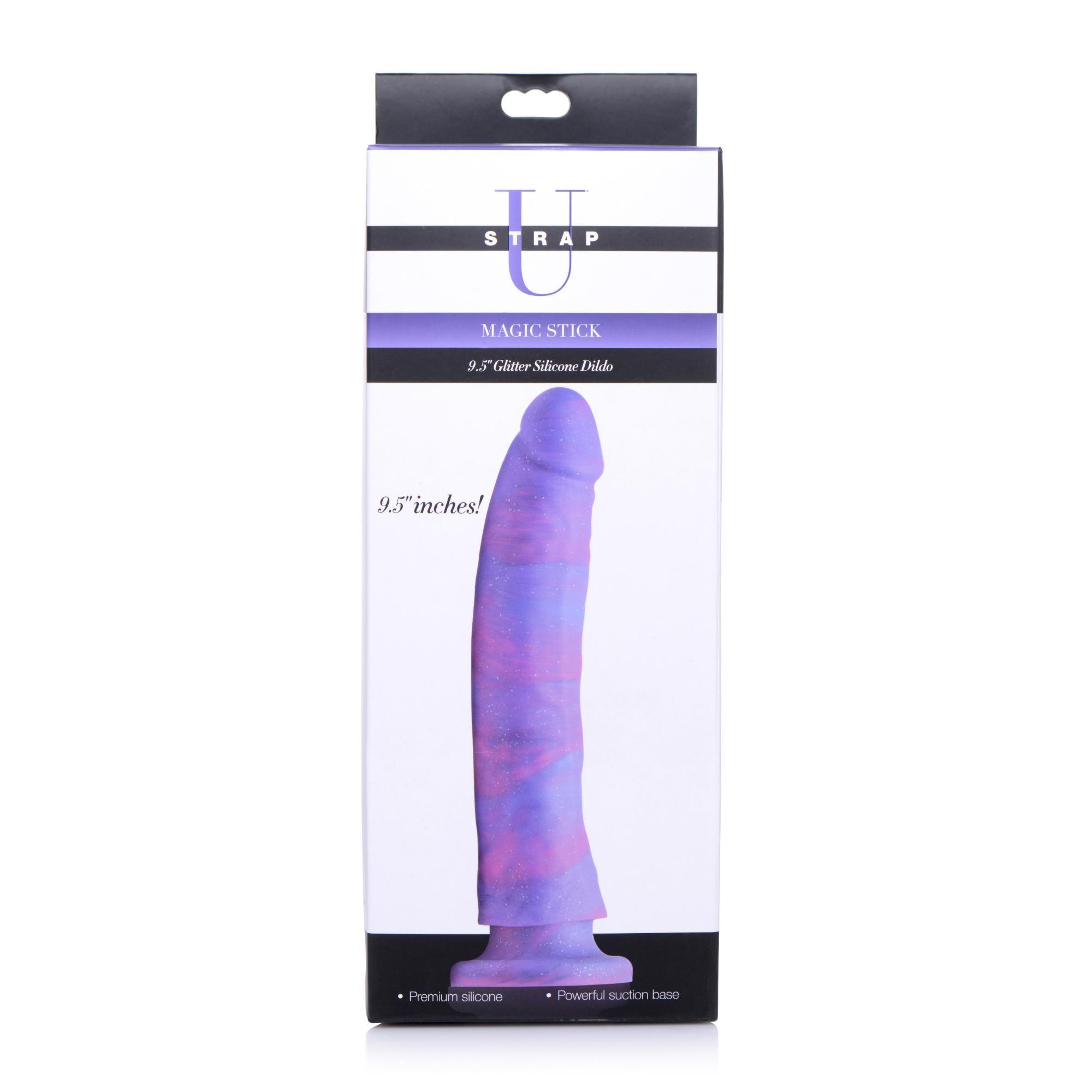 Strap U Magic Stick Glitter Silicone Dildo - Buy At Luxury Toy X - Free 3-Day Shipping