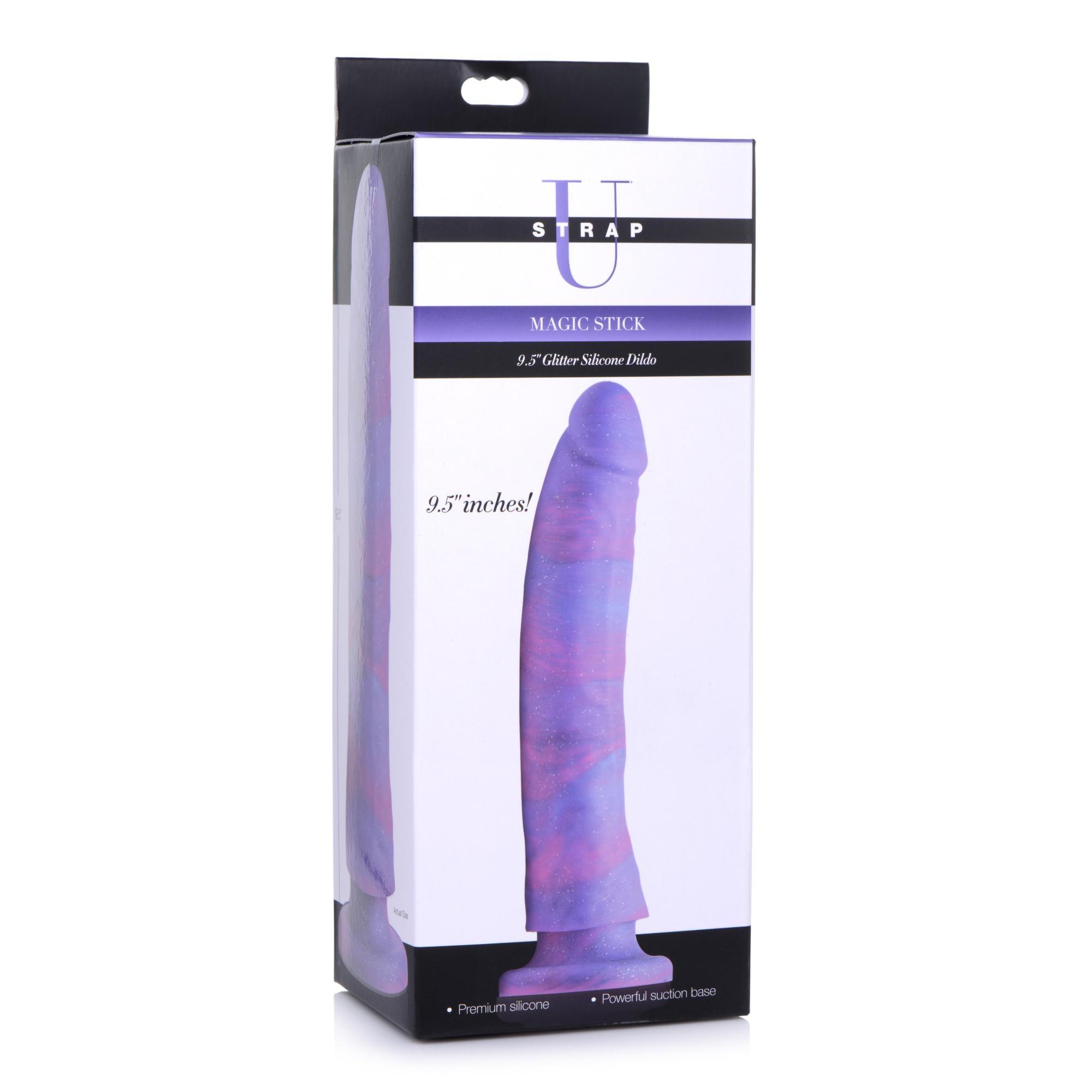 Strap U Magic Stick Glitter Silicone Dildo - Buy At Luxury Toy X - Free 3-Day Shipping