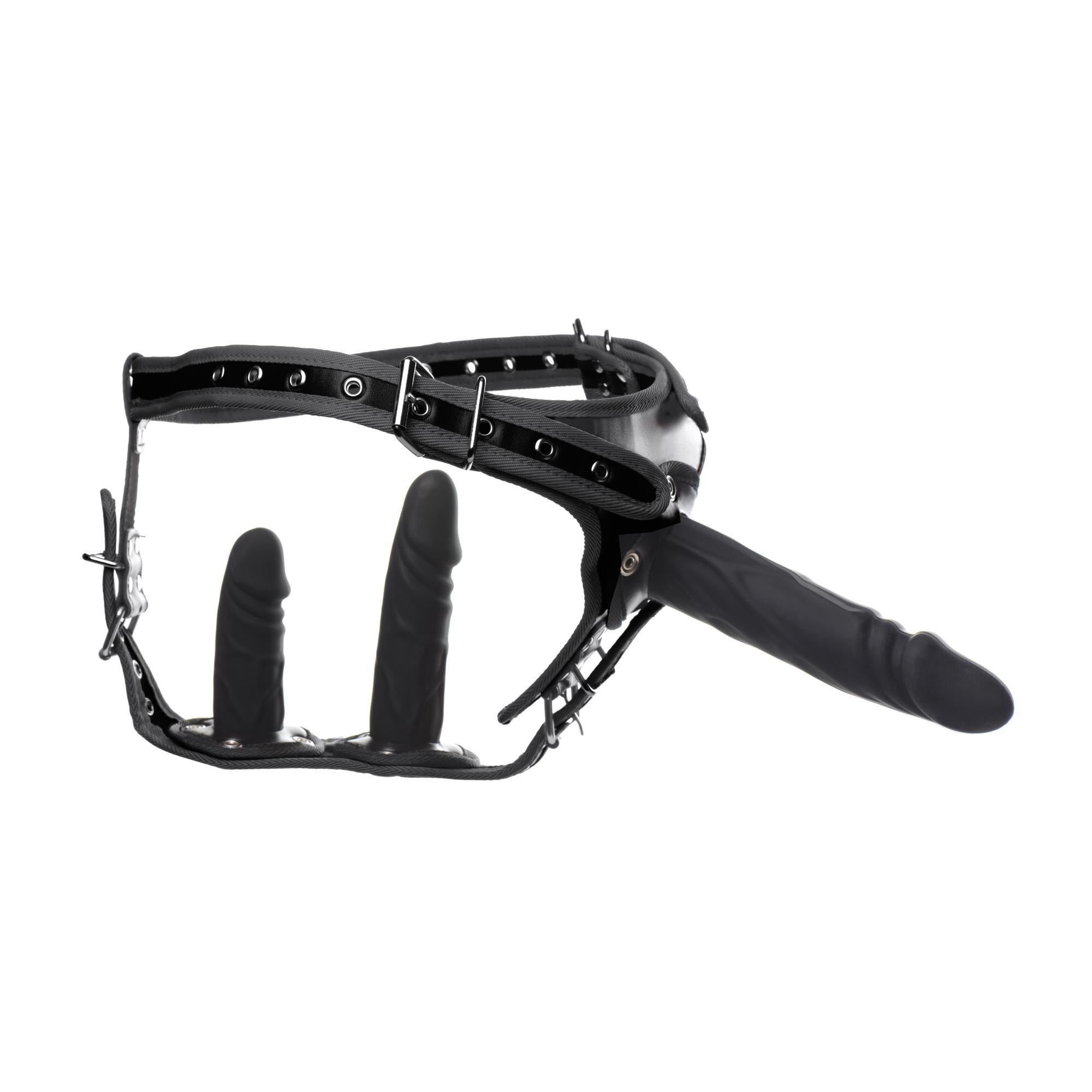 STRICT Double Penetration Strap On Harness - Buy At Luxury Toy X - Free 3-Day Shipping