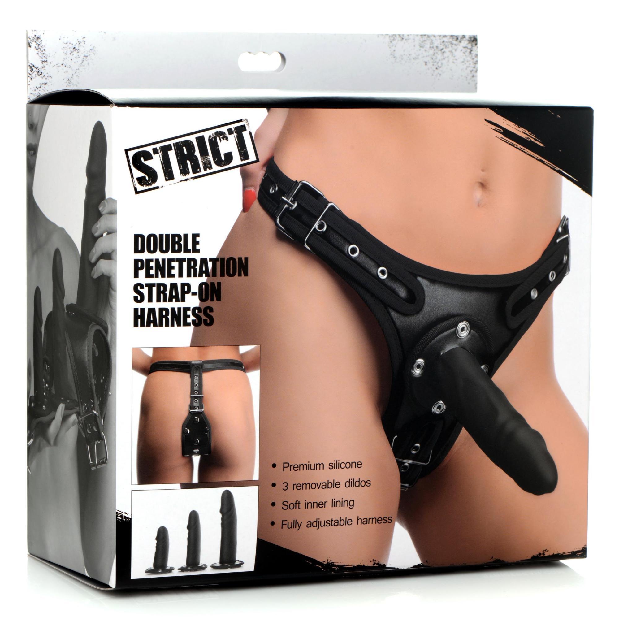 STRICT Double Penetration Strap On Harness - Buy At Luxury Toy X - Free 3-Day Shipping