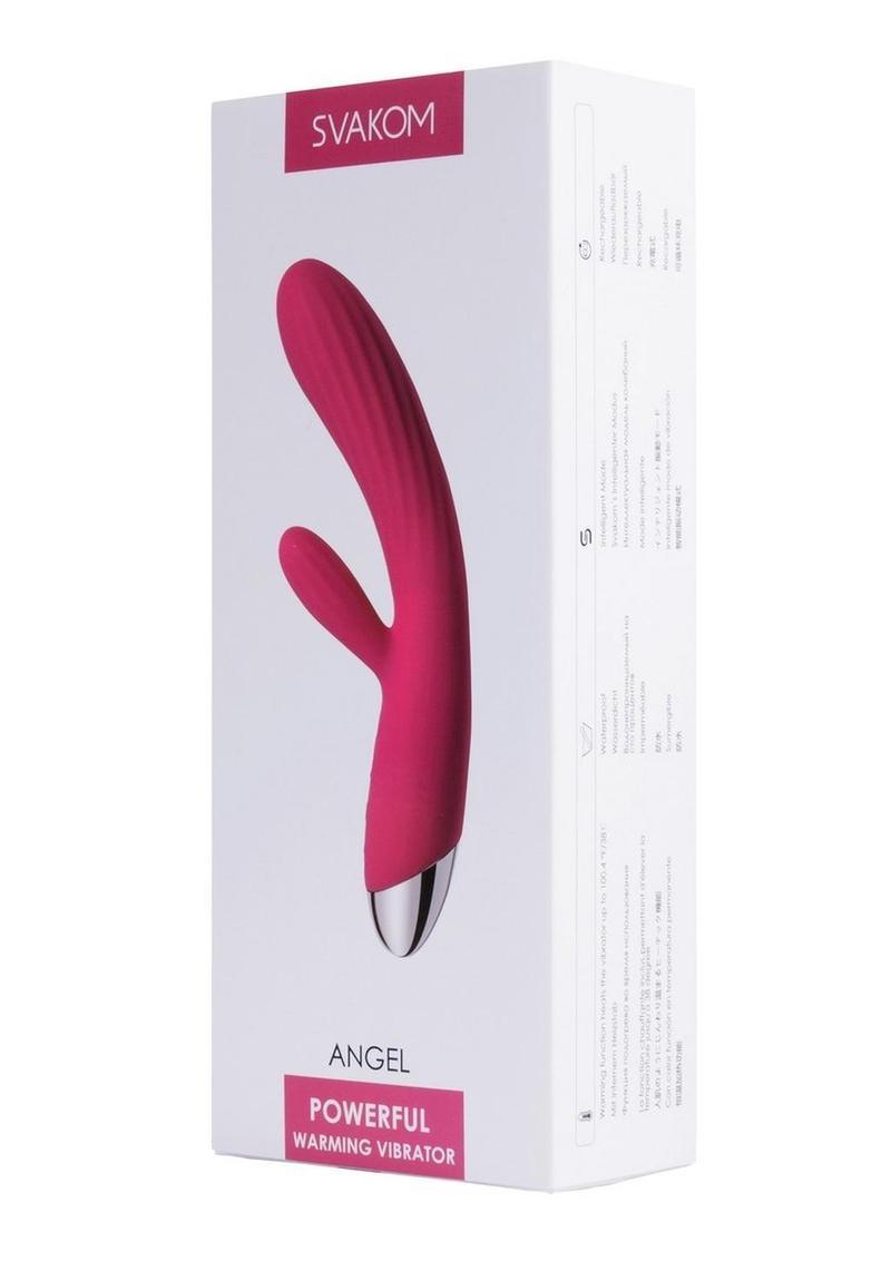 Svakom Angel Rechargeable Silicone Heating Rabbit Vibrator - Buy At Luxury Toy X - Free 3-Day Shipping