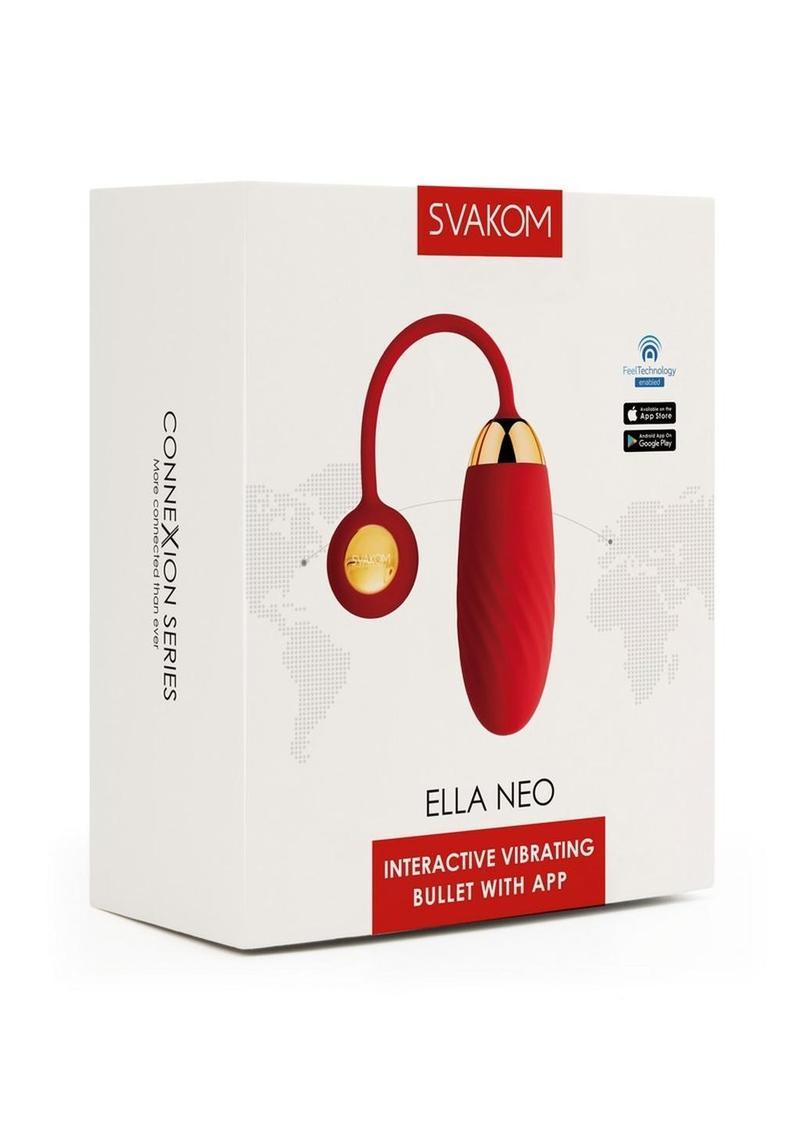 Svakom Ella Neo Silicone Interactive Bullet Vibrator - Buy At Luxury Toy X - Free 3-Day Shipping