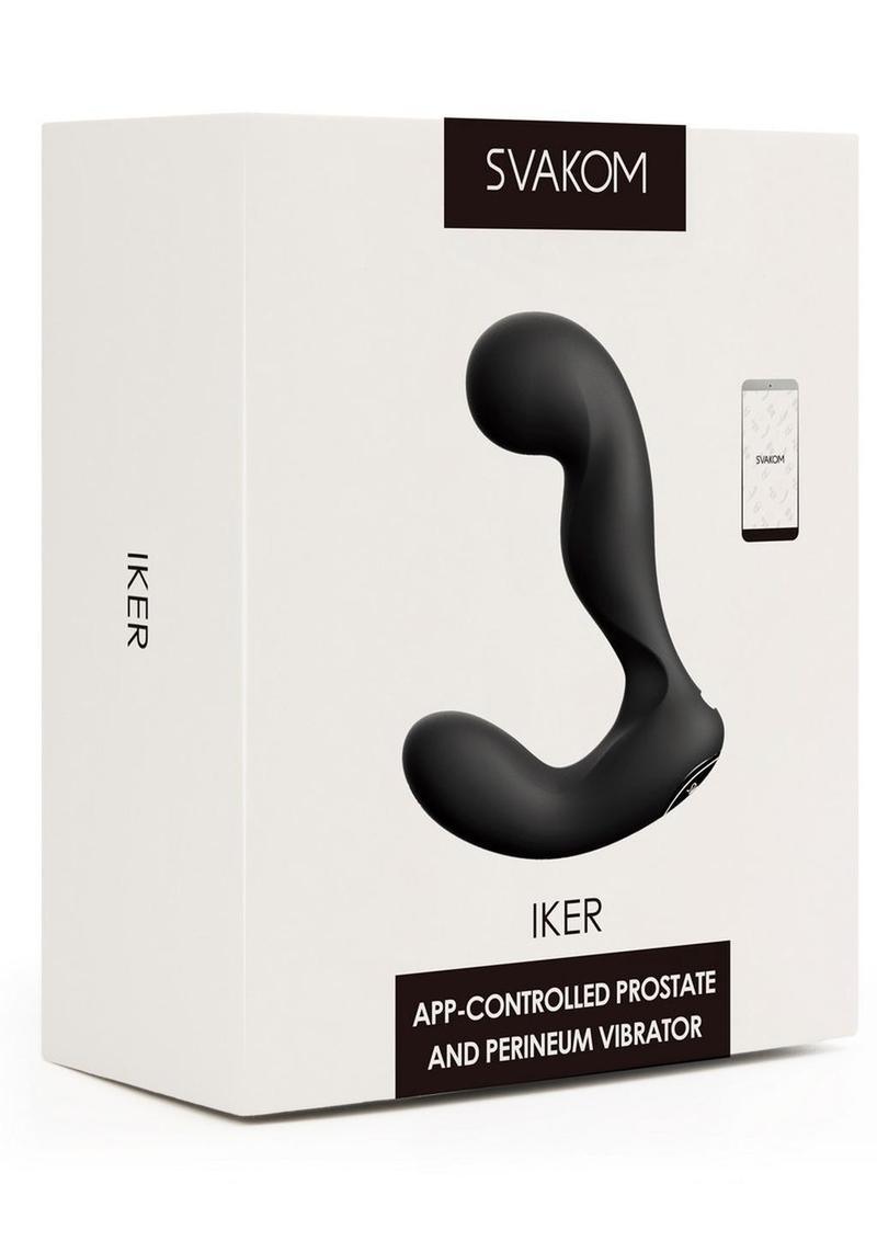 Svakom Iker Silicone Prostate & Perineum Vibrator - Buy At Luxury Toy X - Free 3-Day Shipping