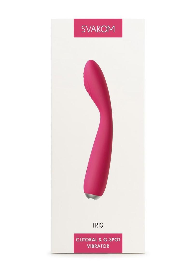 Svakom Iris Silicone G-Spot Rechargeable Vibrator - Buy At Luxury Toy X - Free 3-Day Shipping