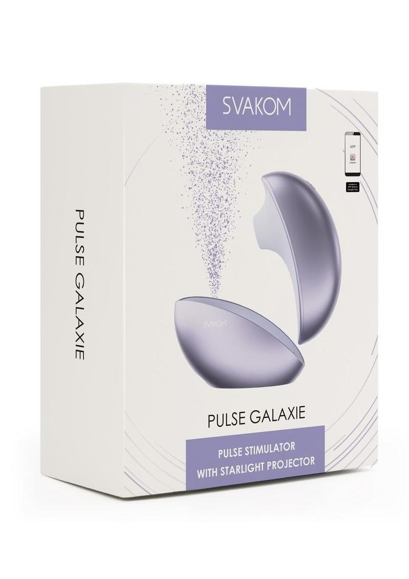 Svakom Pulse Galaxie App Compatible Rechargeable Silicone Clitoral Stimulator with Remote Control - Buy At Luxury Toy X - Free 3-Day Shipping