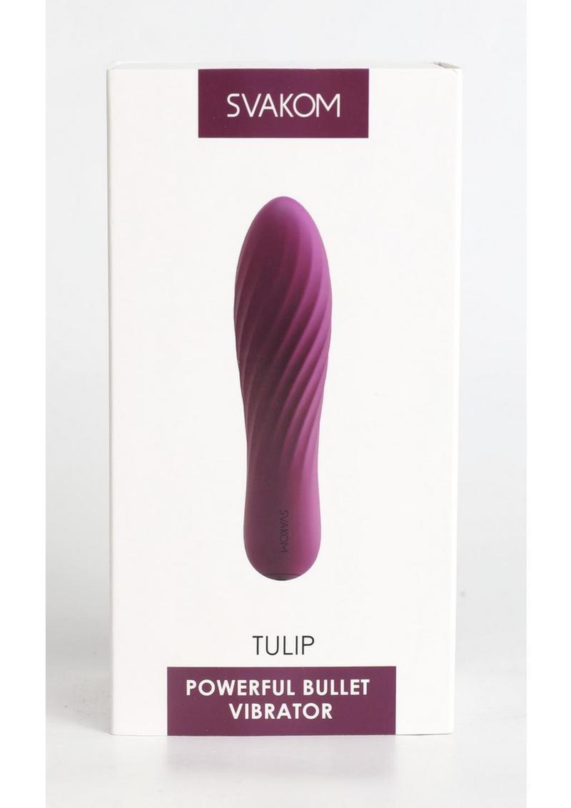 Svakom Tulip Rechargeable Silicone Bullet - Buy At Luxury Toy X - Free 3-Day Shipping