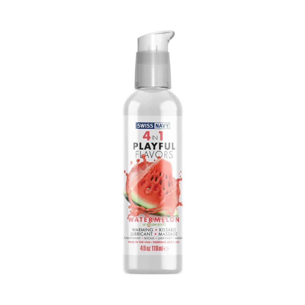 Swiss Navy 4 in 1 Playful Flavors Watermelon - Buy At Luxury Toy X - Free 3-Day Shipping