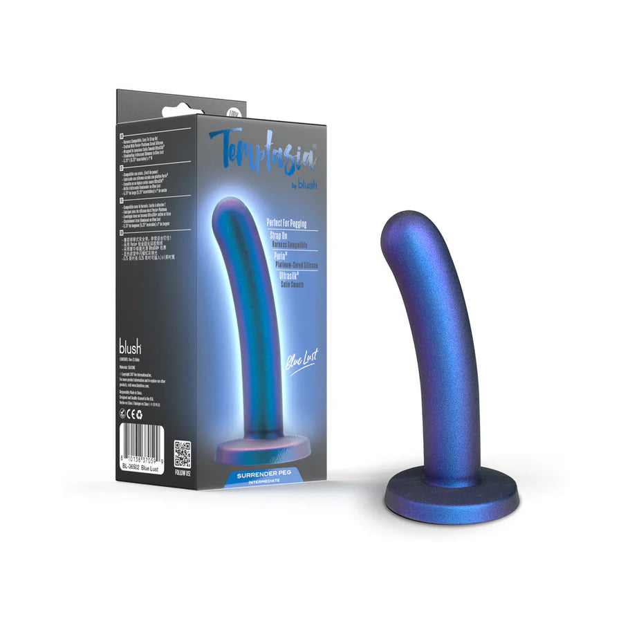 Temptasia Surrender Peg Silicone Dildo – Surrender to Pleasure - Buy At Luxury Toy X - Free 3-Day Shipping