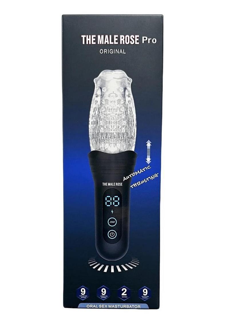 The Male Rose Pro Rechargeable Thrusting Rotating Masturbator - Buy At Luxury Toy X - Free 3-Day Shipping