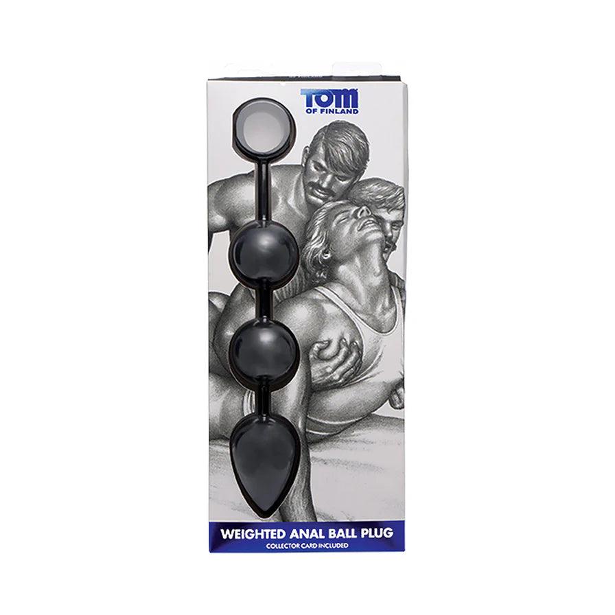 Tom of Finland Large Silicone Weighted Anal Ball Plug - Buy At Luxury Toy X - Free 3-Day Shipping