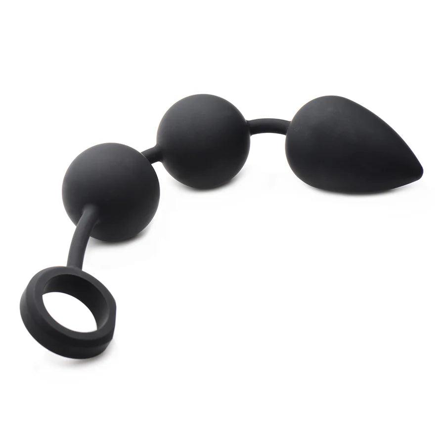 Tom of Finland Large Silicone Weighted Anal Ball Plug - Buy At Luxury Toy X - Free 3-Day Shipping