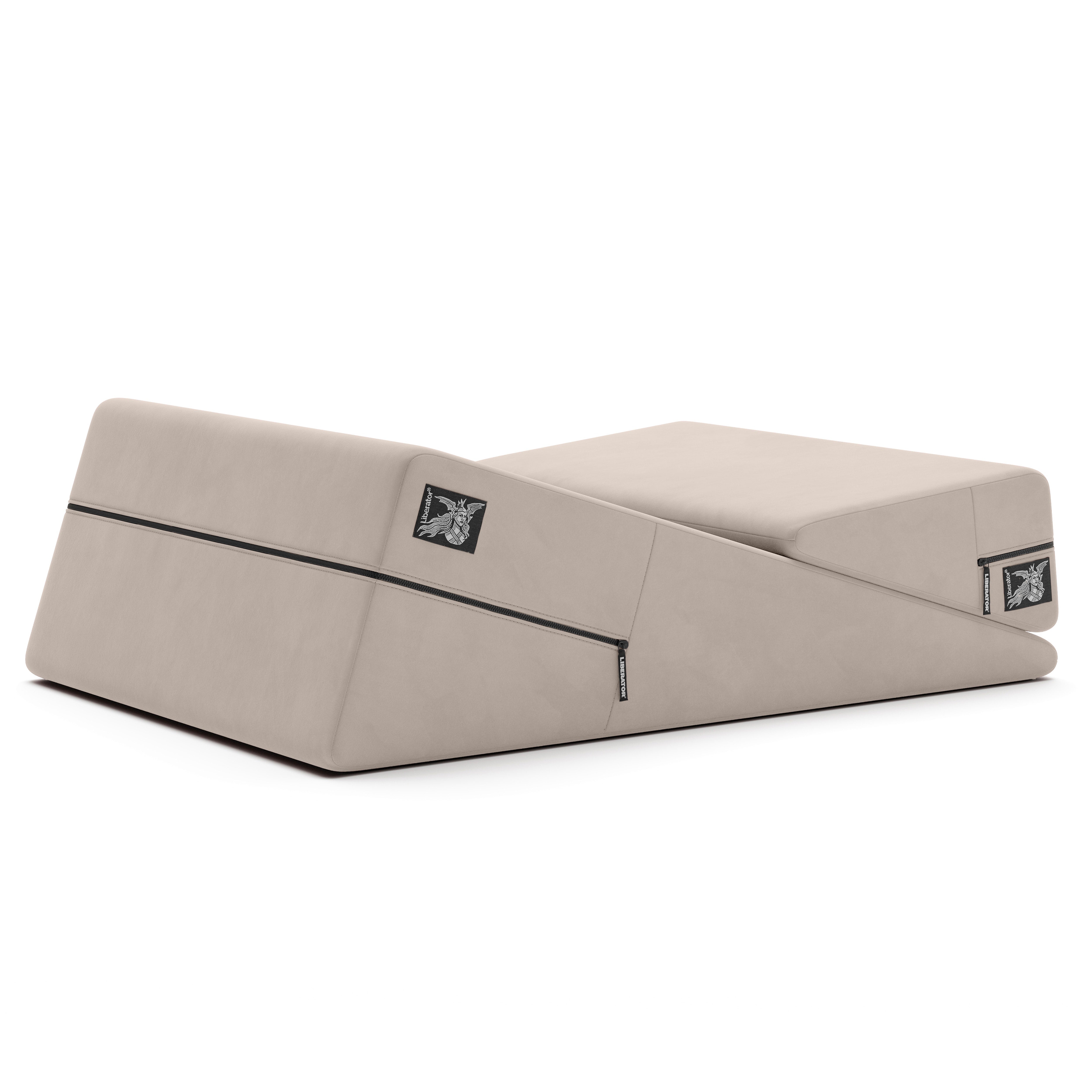 Liberator Wedge & Ramp Sex Positioning Pillow Combo, Original Size (12"), Décor Velvet