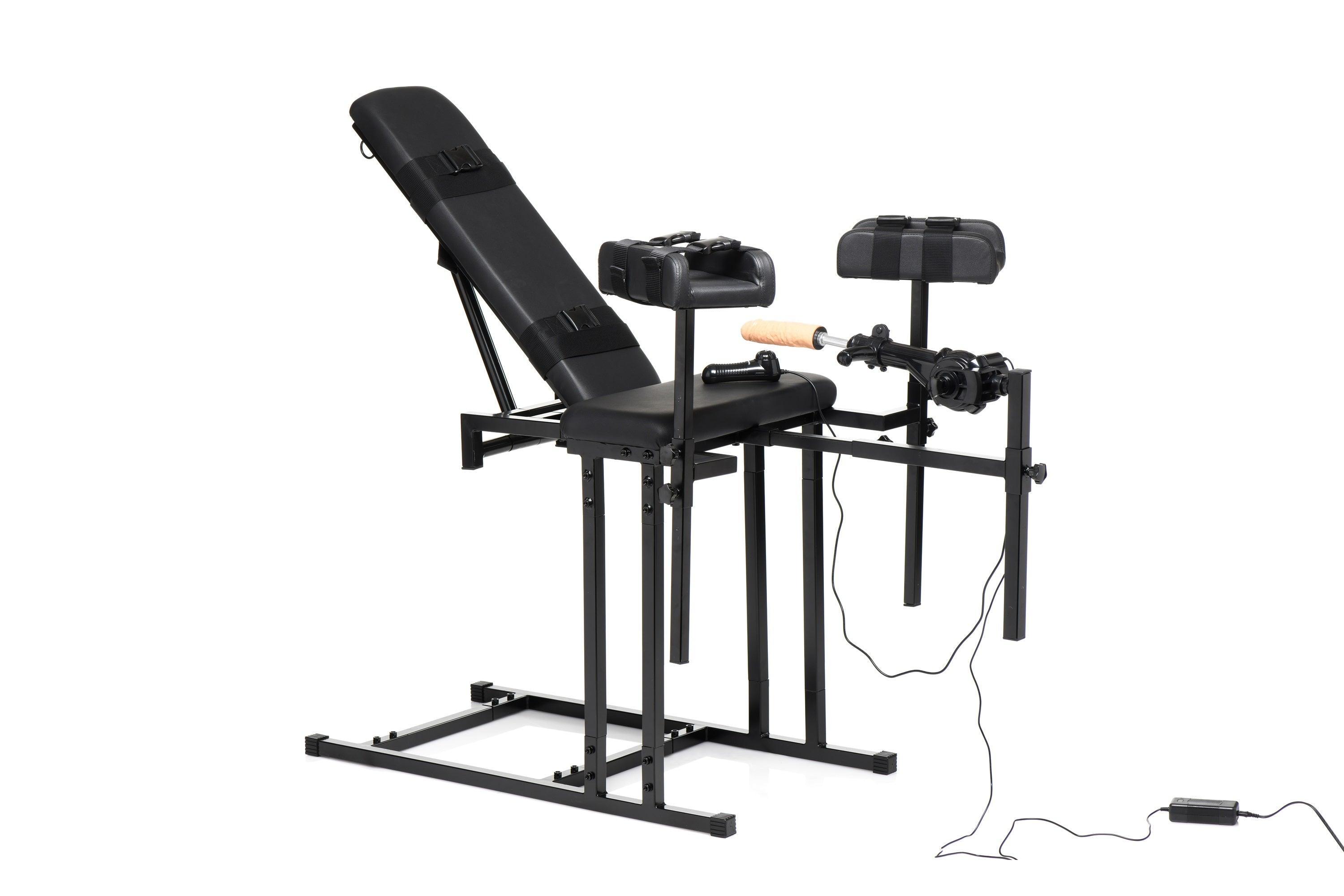 Ultimate Obedience Chair With Sex Machine - Buy At Luxury Toy X - Free 3-Day Shipping