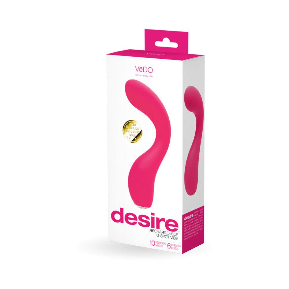 VeDo Desire Rechargeable Silicone G-Spot Vibrator - Buy At Luxury Toy X - Free 3-Day Shipping