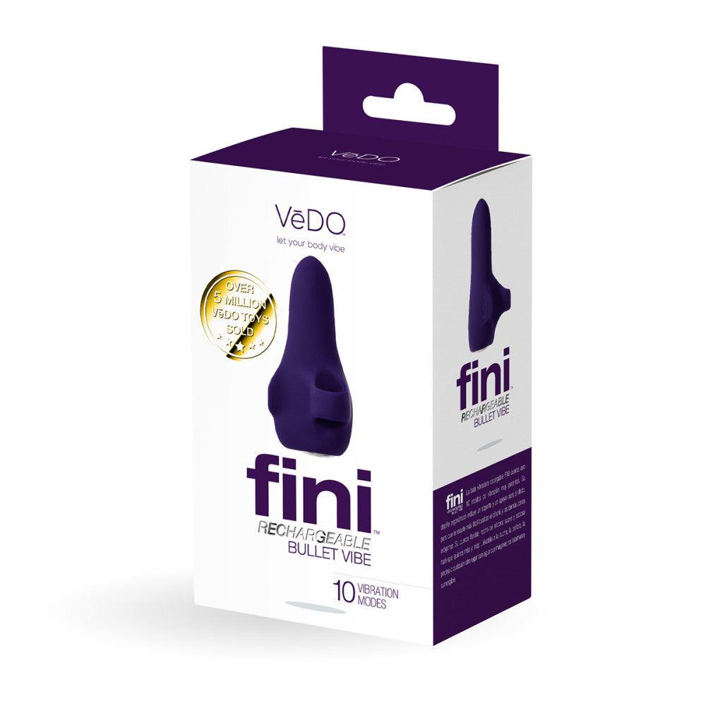 VeDo Fini Rechargeable Silicone Bullet Vibrator - Buy At Luxury Toy X - Free 3-Day Shipping