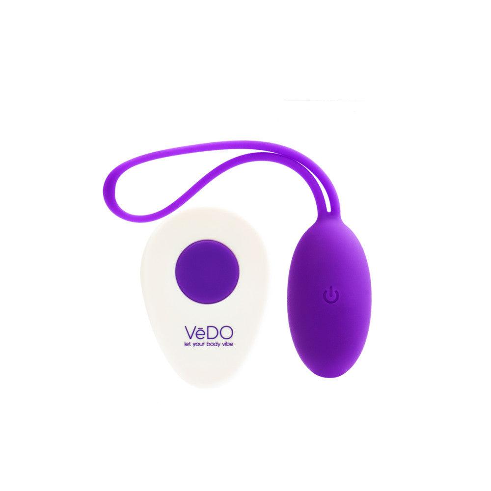 VeDO Peach Rechargeable Silicone Egg Vibrator with Remote Control - Buy At Luxury Toy X - Free 3-Day Shipping